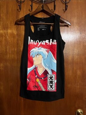 Inuyasha Graphic Black Tank Top NWOT